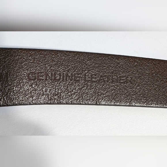 Dockers Brown Leather Belt, Size M - Picture 9 of 11